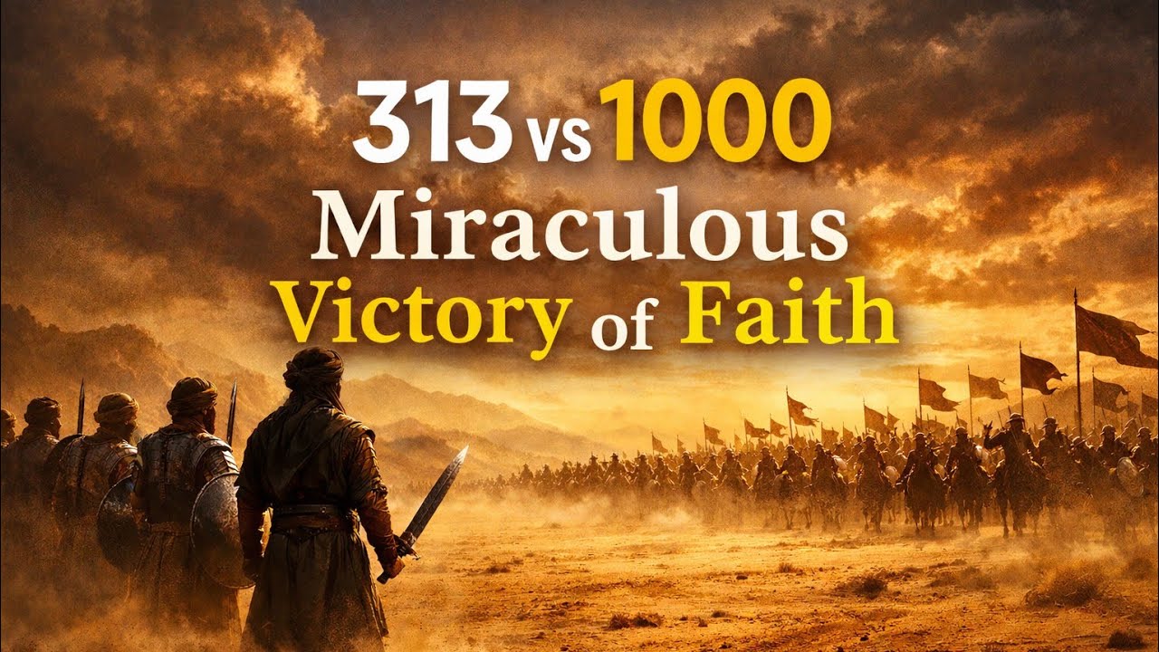 Ghazwa-e-Badr —|The First Battle of Islam|Jab Sirf 313 Momin Hazaron ke Lashkar ke Saamne Kharay Hon