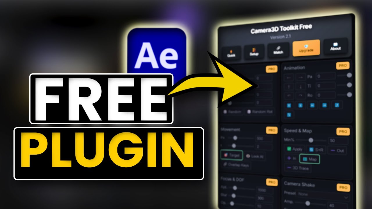 The Best After Effects Plugin FREE Download Camera3D Toolkit Pro