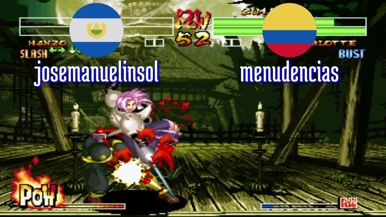 FT5 @samsho4: josemanuelinsol (SV) vs menudencias (CO) [Samurai Shodown IV Fightcade] Jan 23