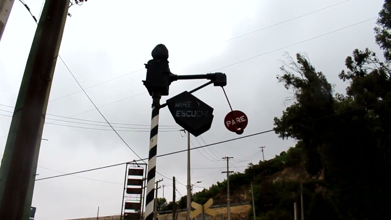 EL ULTIMO CRUCE FERROVIARIO CON SE&Ntilde;AL&Eacute;TICA US&S WIG WAG EN LA PROVINCIA DE QUILLOTA