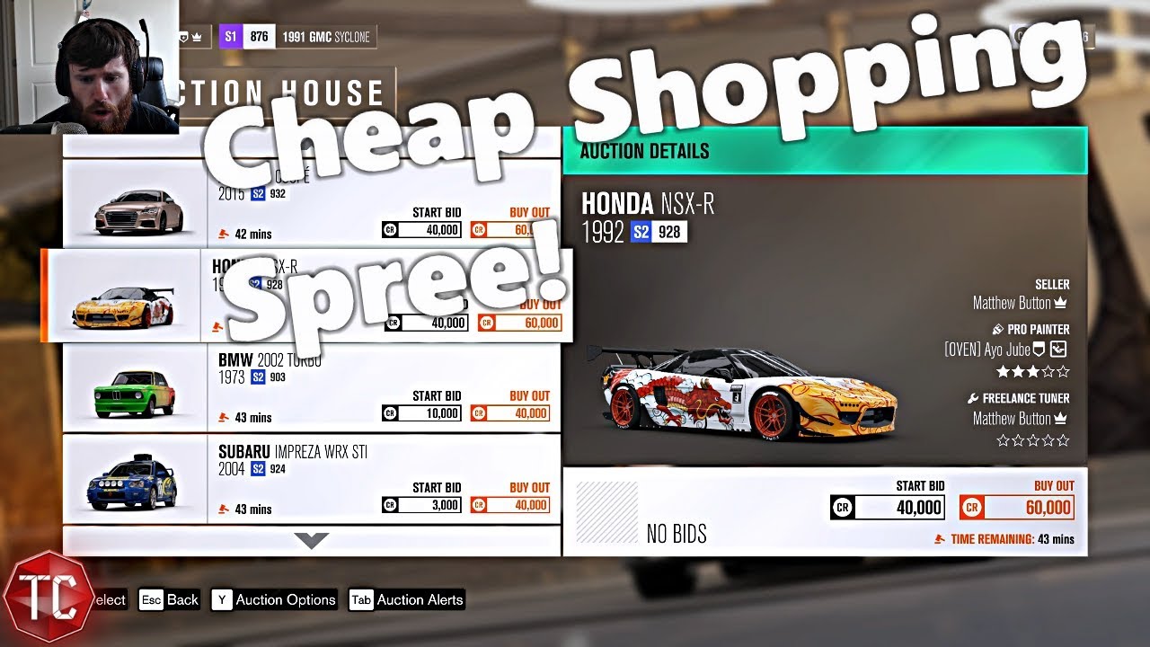 Forza Horizon 3: Auction House CHEAP CAR SHOPPING SPREE!