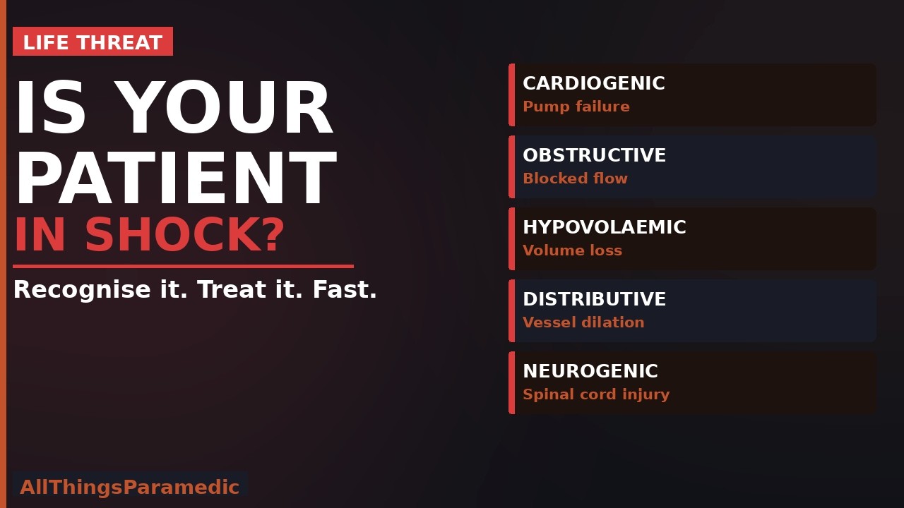 How to tell if someone is in SHOCK | EMT
