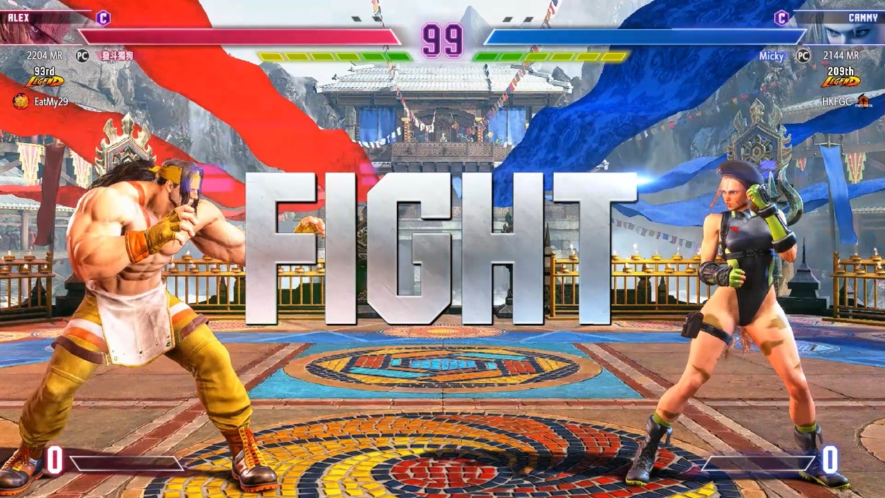 Street Fighter 6 🔥 HOTDOG29 (Алекс, занимающий 2-е место в рейтинге) против MICKY (Кэмми) 🔥 Высок...