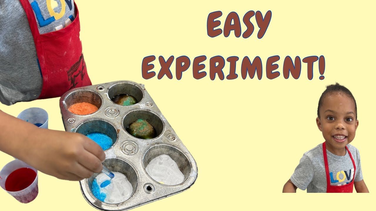 Kids Science Experiment | Easy Baking Soda Experiment for Toddlers