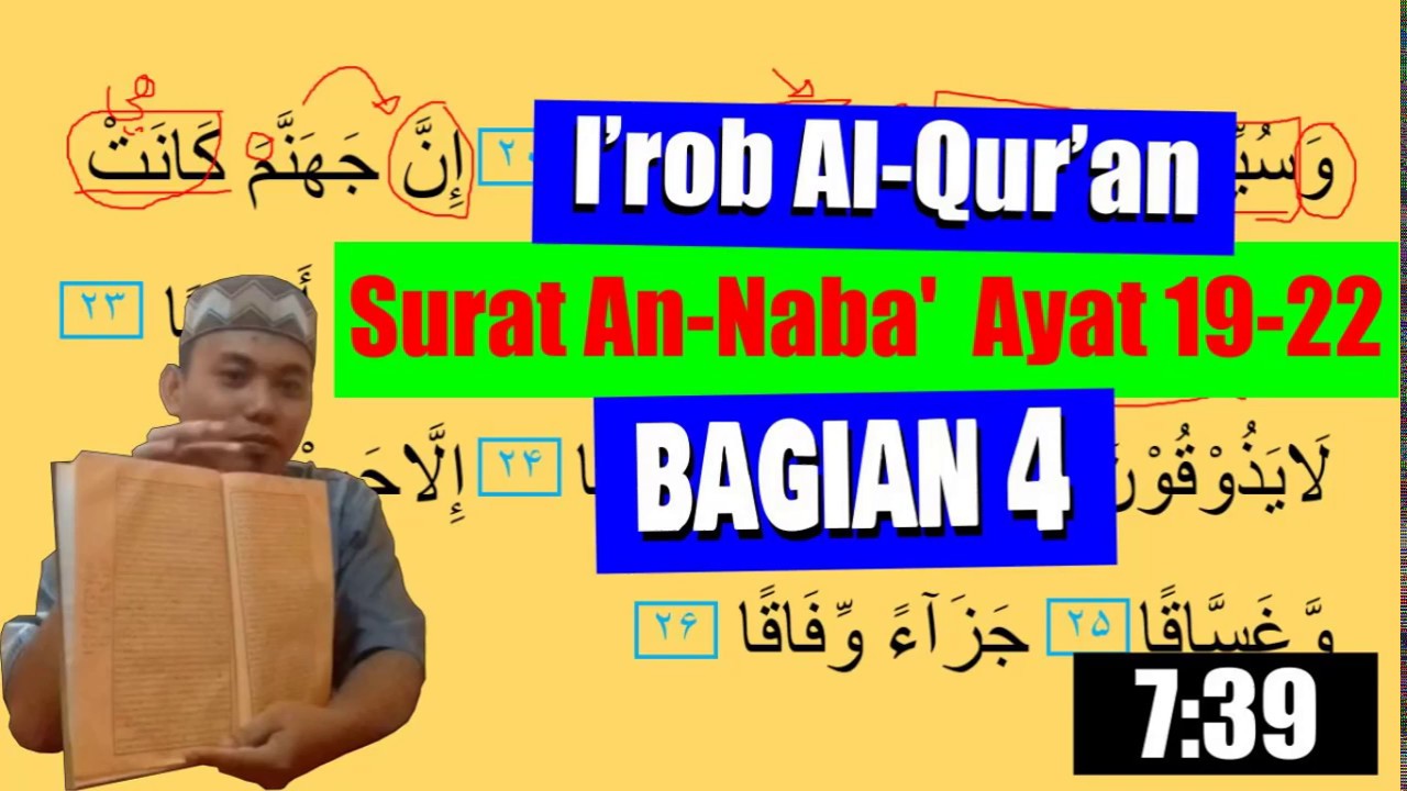 I'rob Al-Qur'an Surat An-Naba'  Ayat 19-22 (bagian 4)