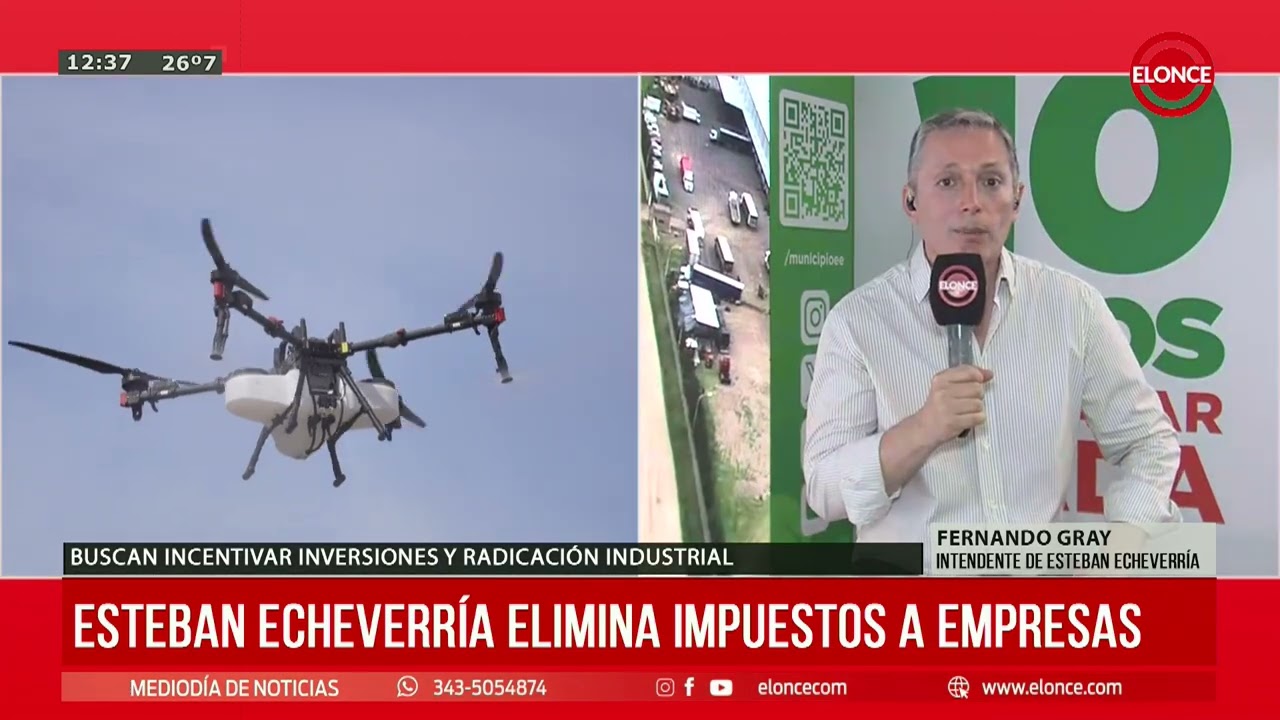 Esteban Echeverría elimina impuestos a empresas-ELONCE-13/03/2026