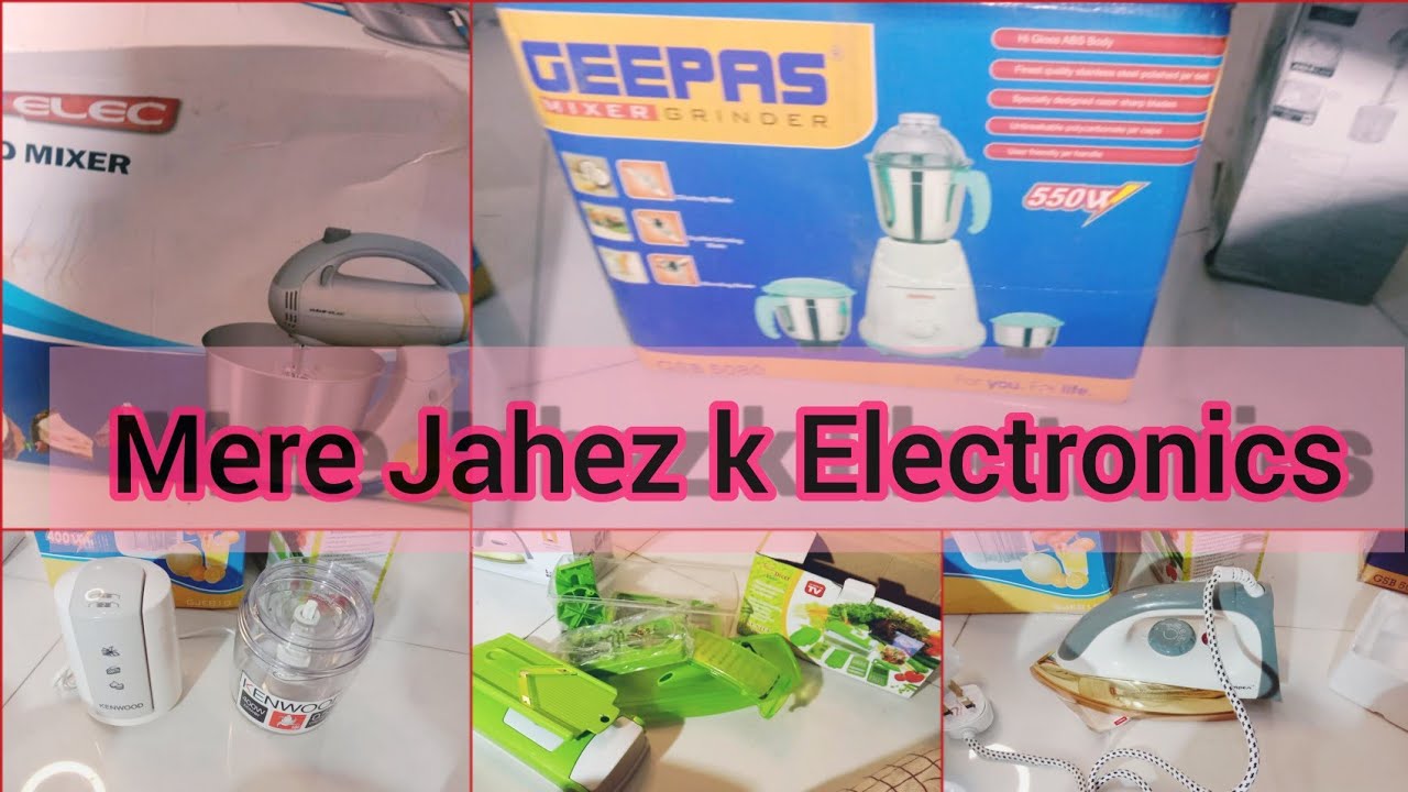 Electronic Item For My Wedding|| Mere Jahez k Electronic ka Saman|| Fashion&beauty by mk