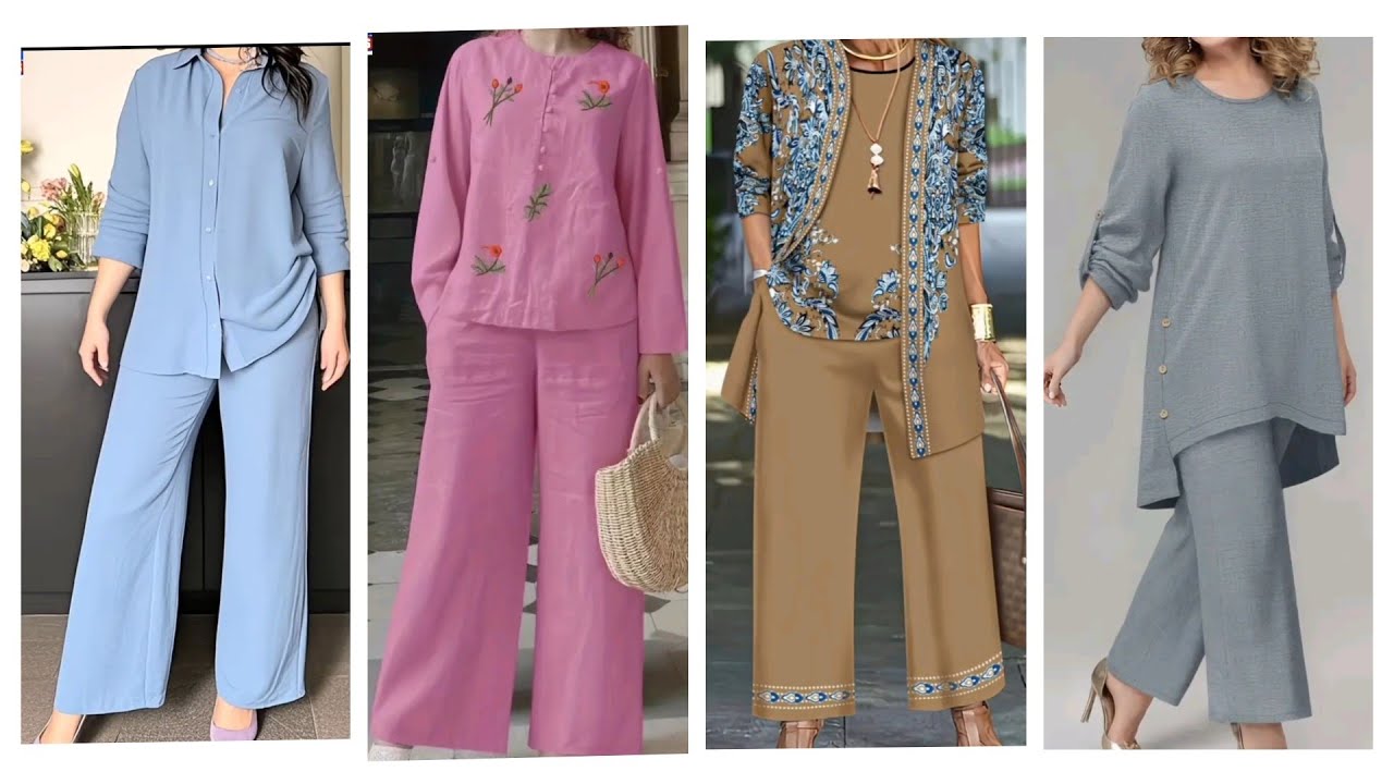 Mira estos, Modelos de Conjuntos Maravillosos de pantalón y blusas