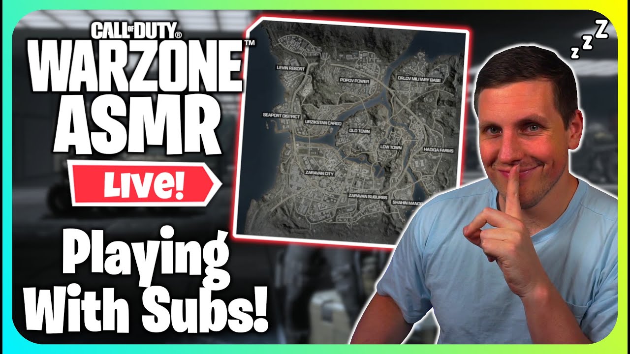(ASMR Gaming) Call Of Duty Warzone 3.0 With Subscribers! (Controller Sounds)