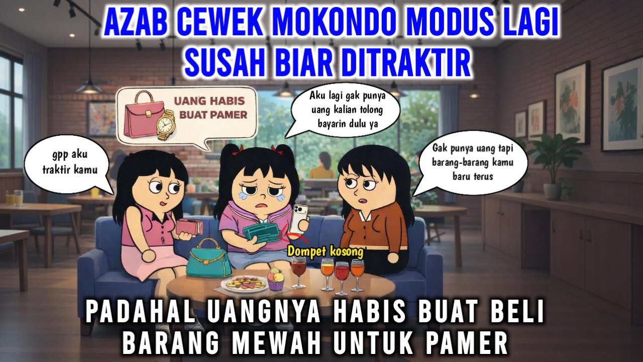 AZAB CEWEK MOKONDO MODUS LAGI SUSAH BIAR DITRAKTIR, PADAHAL UANGNYA HABIS BUAT BARANG MEWAH !