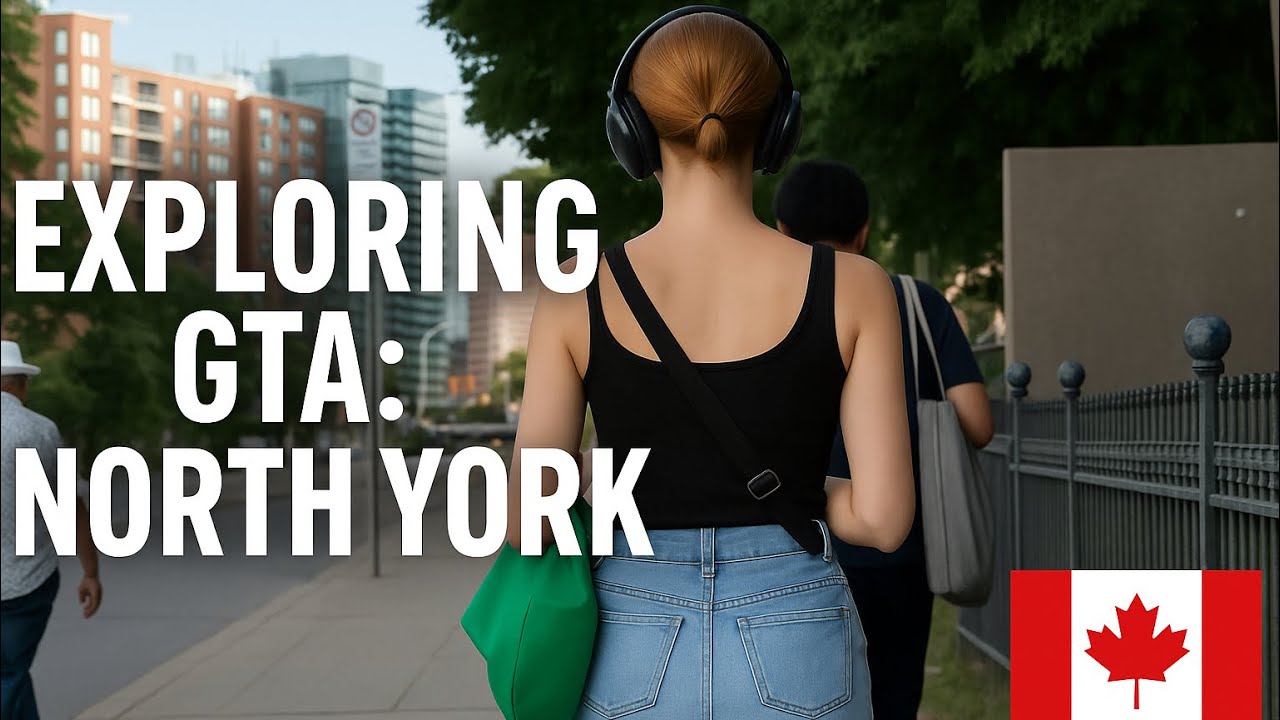 Things to do in Toronto, Is North York the Next Downtown? Walking tour| ASMR| Lo-fi music| Relaxing
