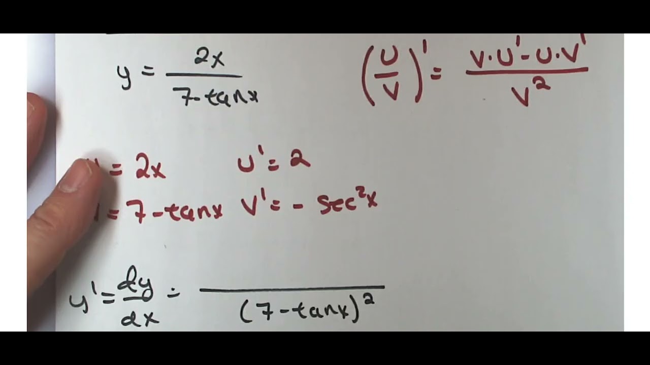 Section 3.3 Derivatives of the Trig functions (Winter 2026)