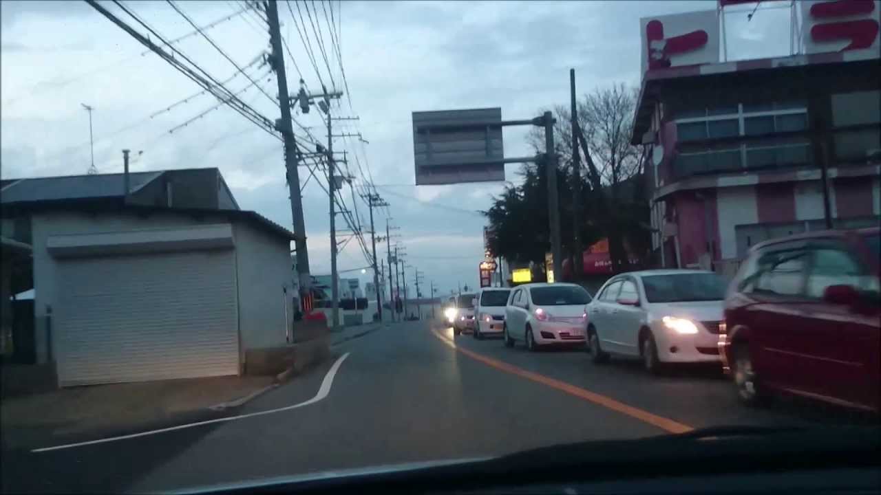 靴のヒラキ　岩岡店の立体駐車場に入りました   I entered the three-dimensional parking lot of the Hiraki Iwaoka shop