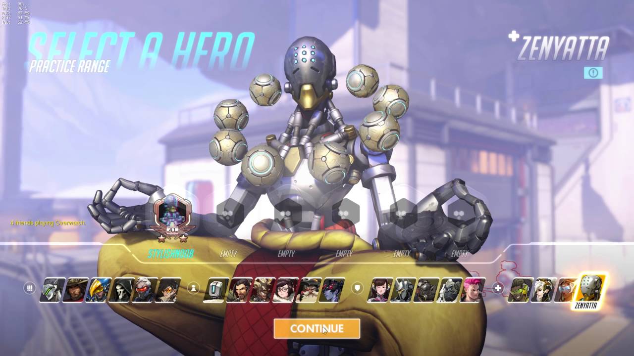 Overwatch - Zenyatta 解説プレイ