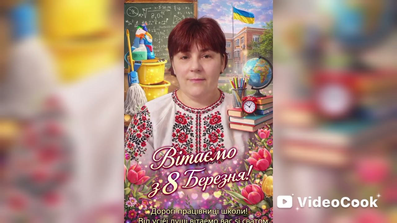 Привітання учнів Соколівського ліцею з 8 березня 2026