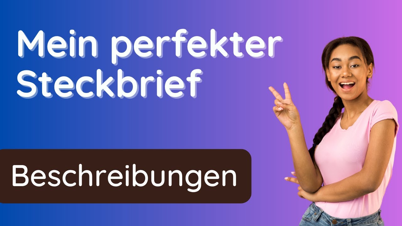 Geheimnisse eines perfekten ✅ Steckbriefs #SteckbriefMeister 📝