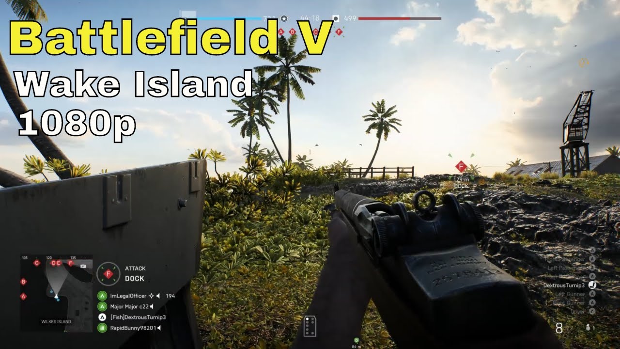 Battlefield™ V Wake Island - Conquest Gameplay (No Commentary) 1080p
