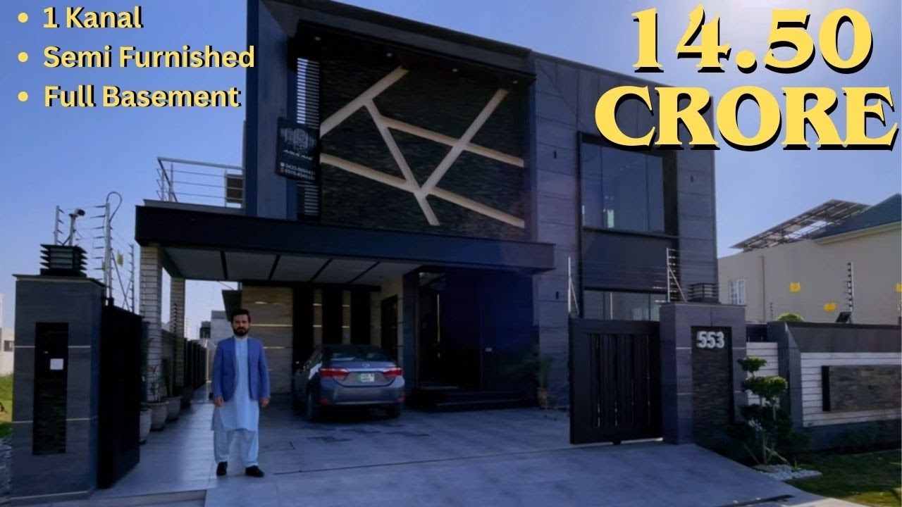 14.50 Crore | Luxurious 1 Kanal Dream Home in DHA Lahore | REBhub Residence Review #LuxuryLiving