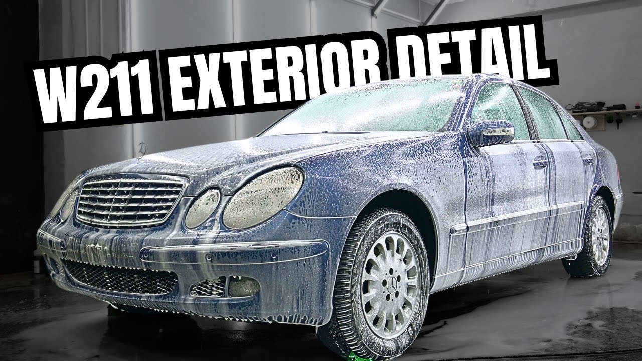 Exterior Detailing On This Mercedes W211 - Car Detailing