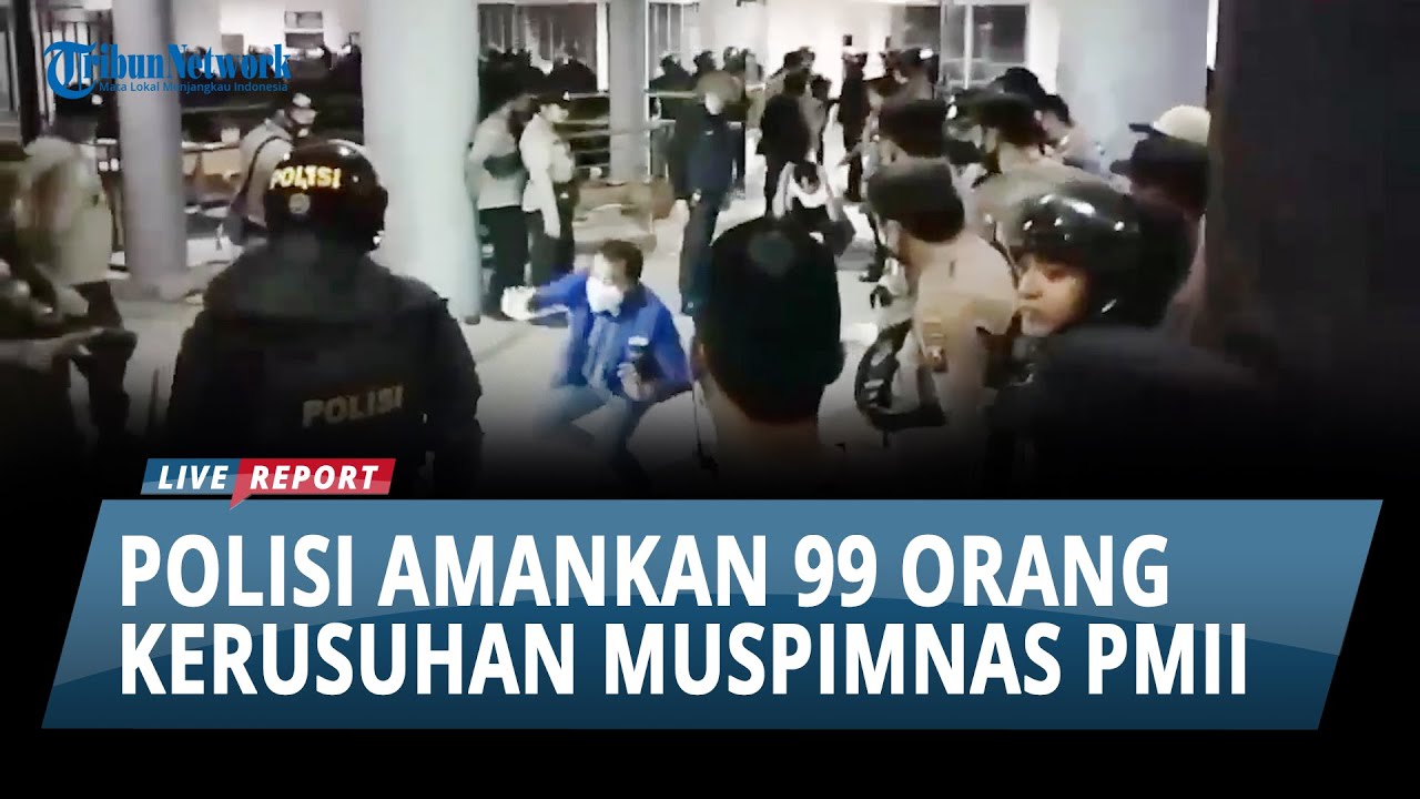 Polisi Amankan 99 Orang yang Terlibat Kerusuhan di Muspimnas PMII Kampus UIN Satu Tulungagung