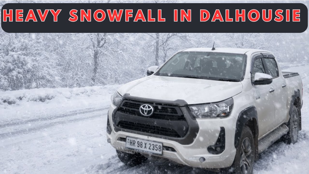 Kashmir मैं Tourists Allowed नहीं है ❌ | Snowfall देखने Dalhousie पहुँच गया | motoring with kkm