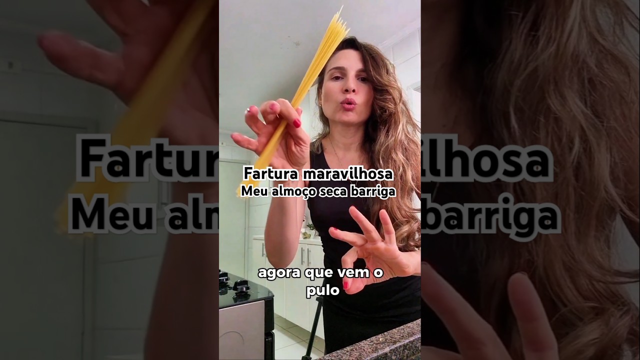 FARTURA MARAVILHOSA: Meu almo&ccedil;o SECA BARRIGA #drikaoliveira #emagrecimento