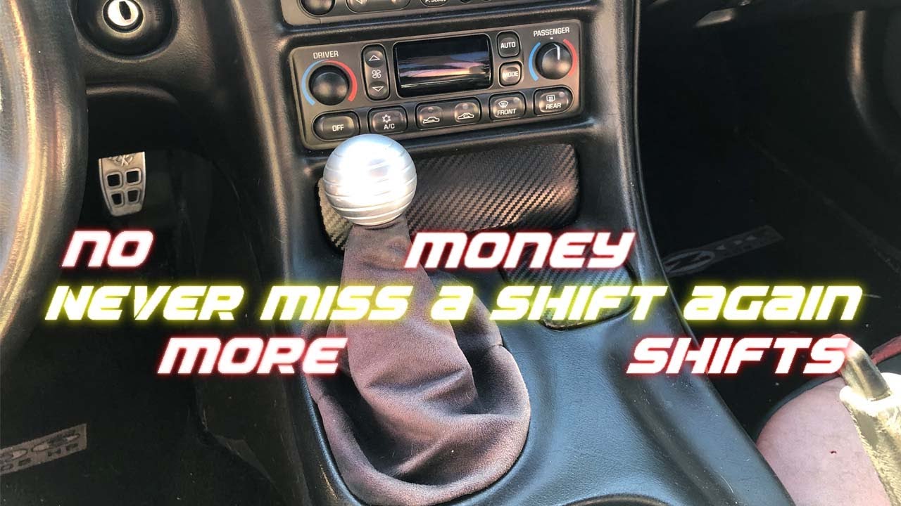 C5 CORVETTE SHIFTER ALGINMENT