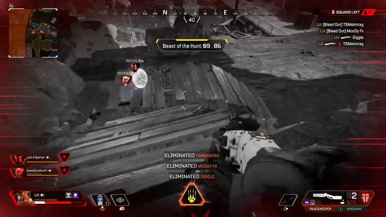 Apex Legends Squad Wipe #2. Shotgun=God Mode.
