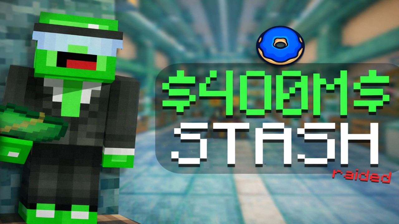 I Raided The Most STACKED Base on Donut SMP ( Skellys )