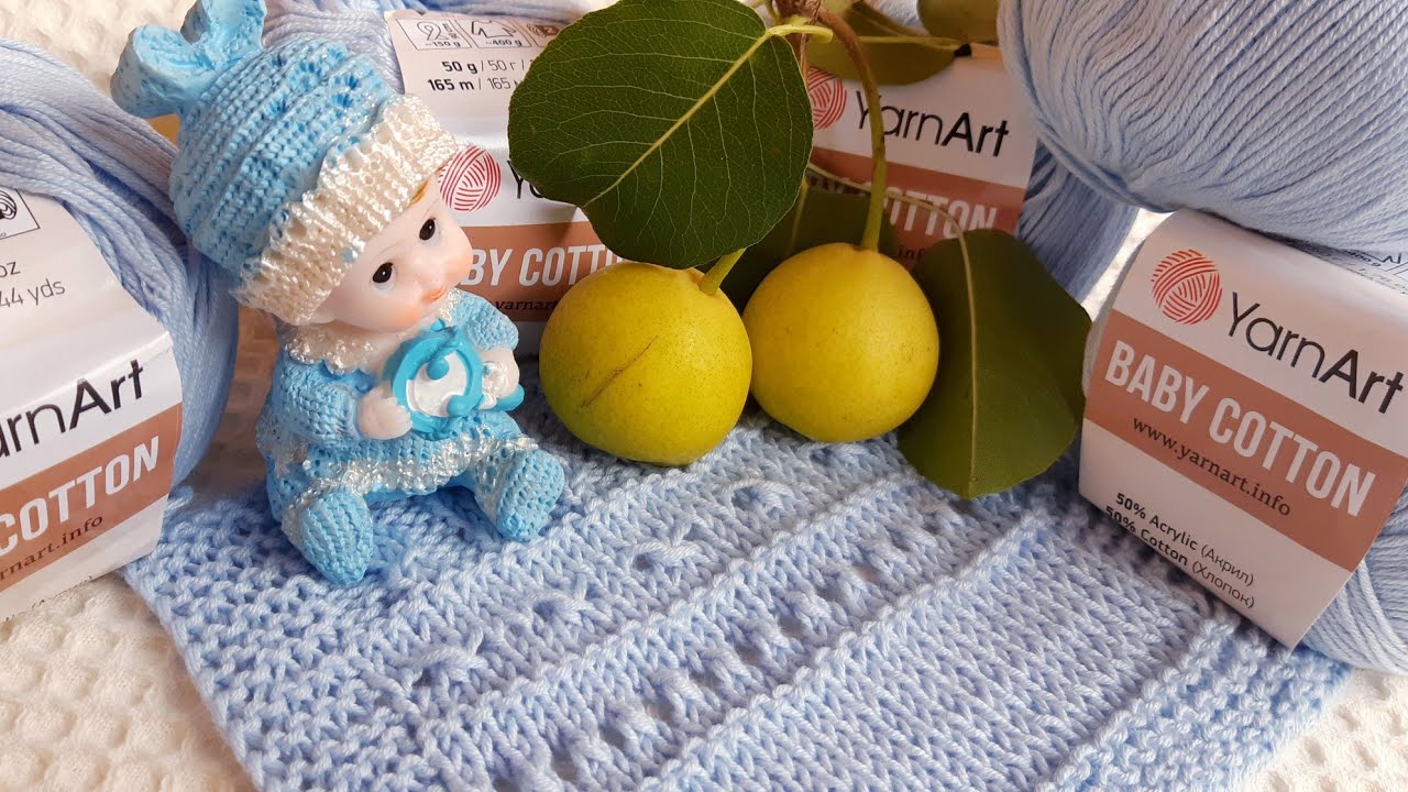 #ВЯЗАНИЕ ПРЯЖА BABY COTTON от Yarn Art - Нежность в Каждом Моточке 🧶  #обзорпряжи #полухлопок