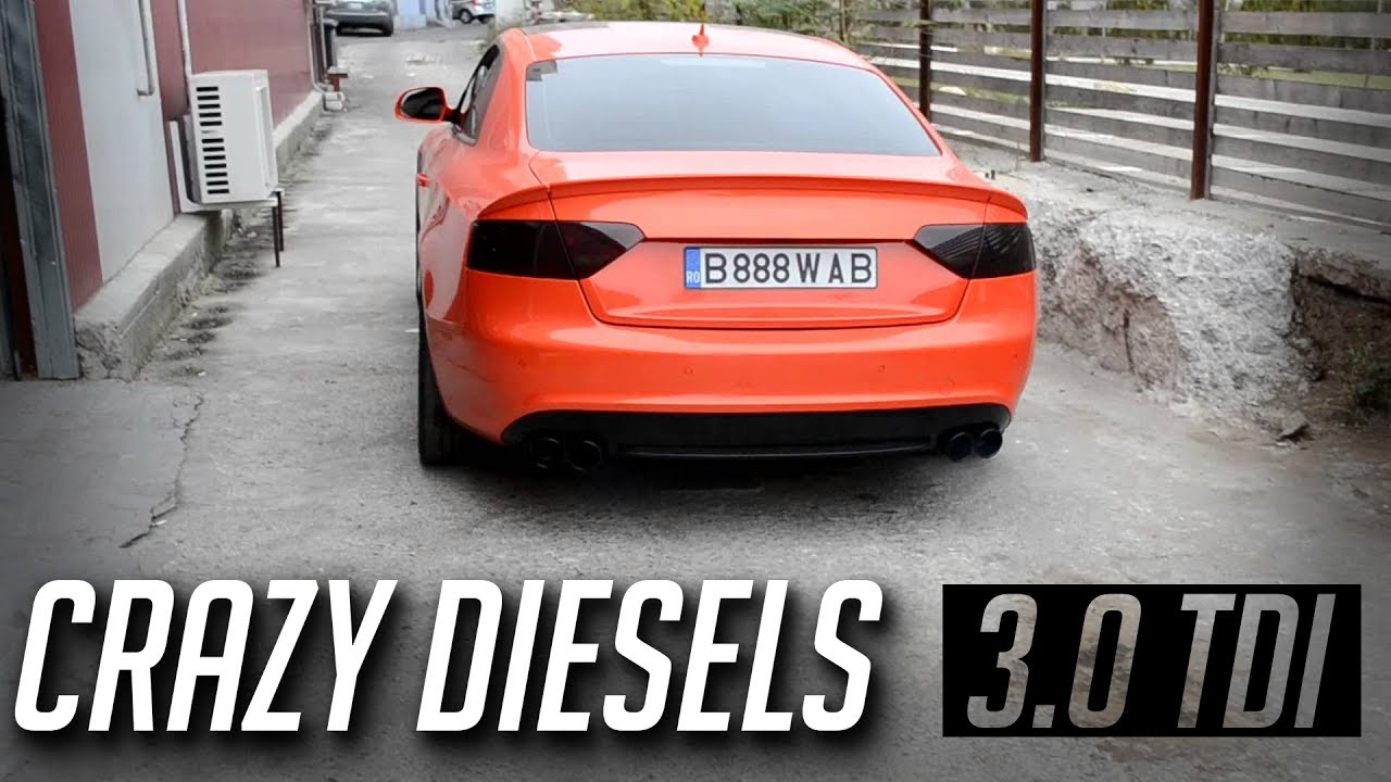 Audi A5 3.0 TDI Crazy Diesel Sound Compilation Part 4