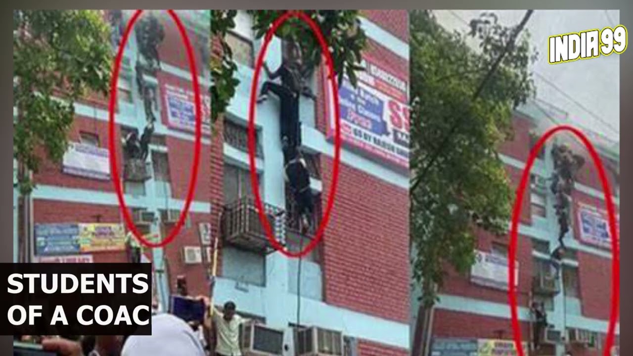 Fire in Northwest Delhi's Mukherjee Nagar #shorts