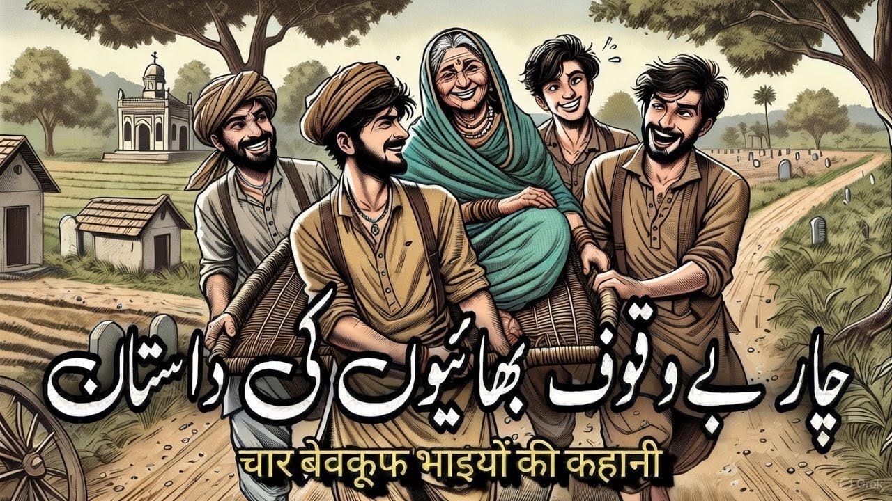 ये 4 भाई हैं या कॉमेडी का खजाना 🤪💥 4 Bewakoof Bhaiyon Ki Hasin Kahani | moral story | 