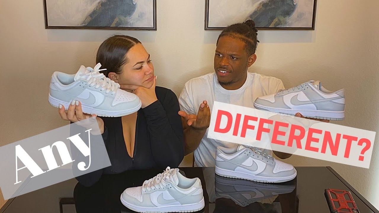 Can You Spot The Difference On THESE Dunk Lows?? | Grey Fog Pickup Vlog / Review