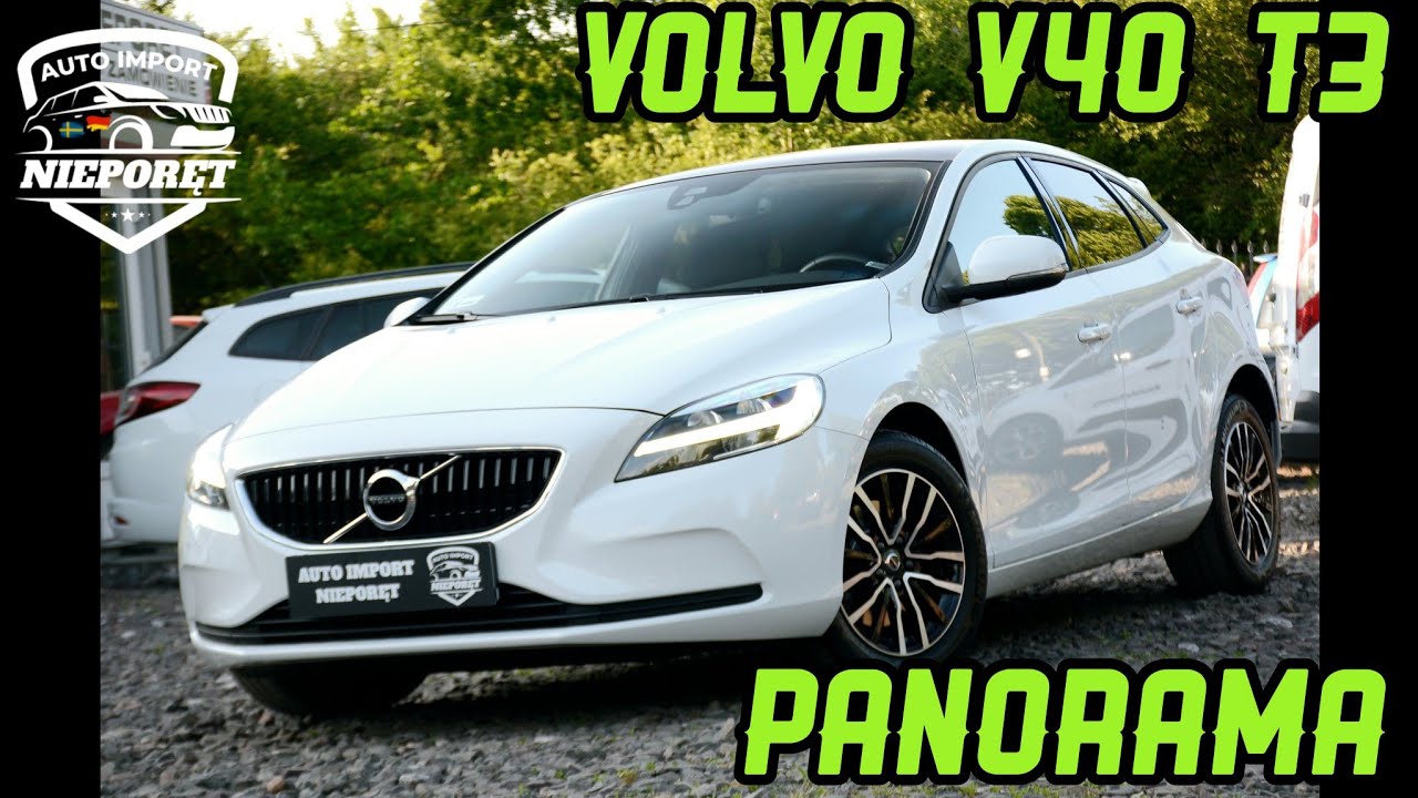 VOLVO V40 T3 ✅️ 2.0 TURBO 150KM ✅️ 2016 ✅️ PANORAMA ✅️ LED ✅️ SALON POLSKA ✅️ 1-WŁAŚCICIEL ✅️
