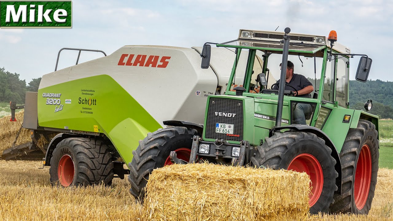 2020 | Fendt Favorit 614 LS | Claas Quadrant 3200 | Straw Baling.