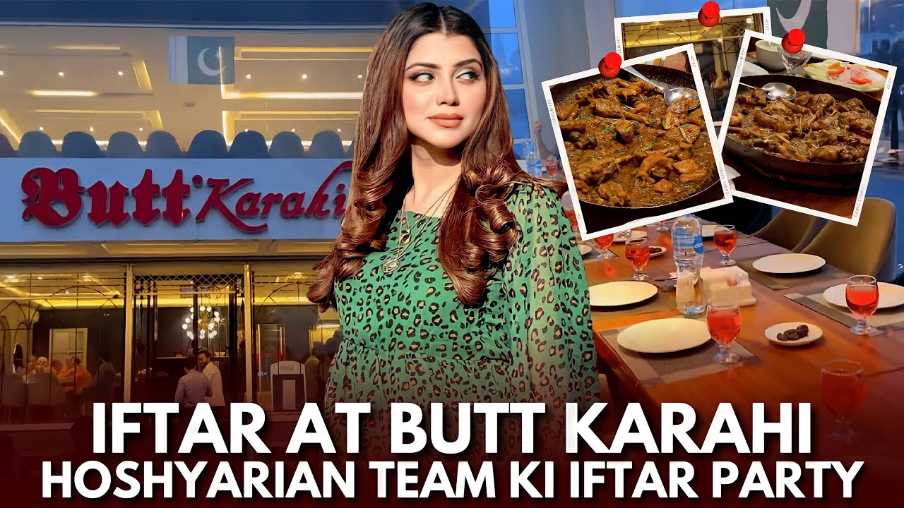 Hoshyarian Team Ki Iftar Party at Butt Karahi