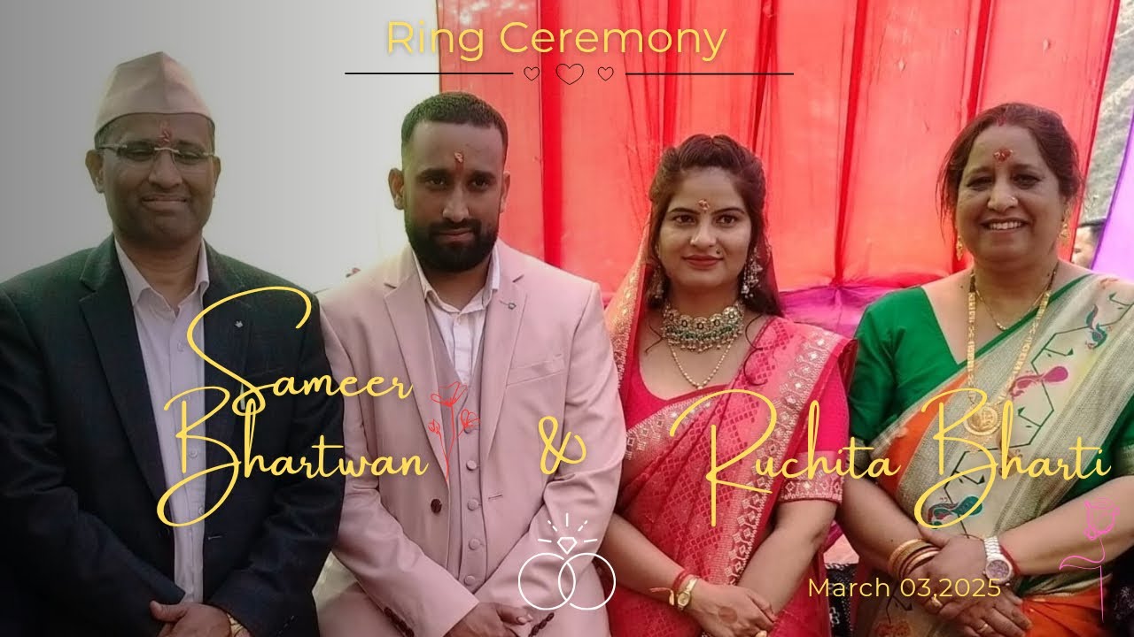 Sameer Bhartwan Sang Ruchita Ki Sagai।💍सगाई भरतवान परिवार में♥️।Engagement Vlog | wedding bell soon🎊
