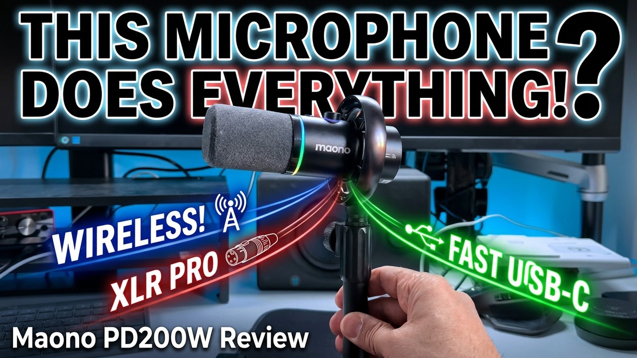 Этот микрофон умеет ВСЁ?! | Обзор Maono PD200W
