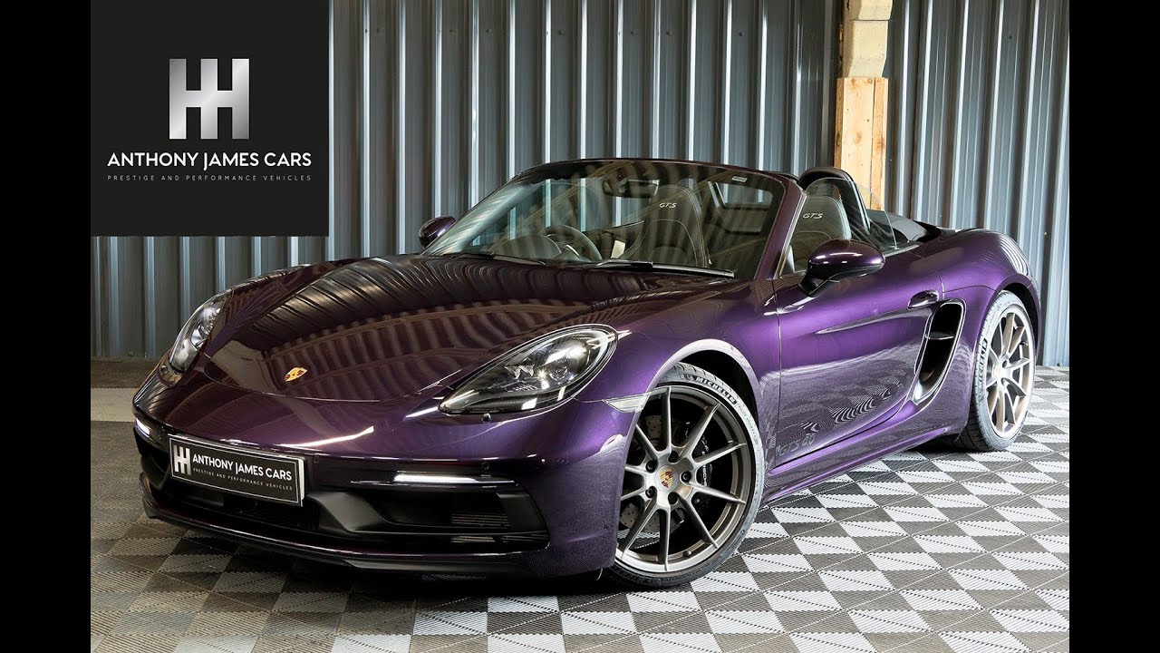 PORSCHE 718 4.0 BOXSTER GTS  VIOLA METALLIC PAINT !!!