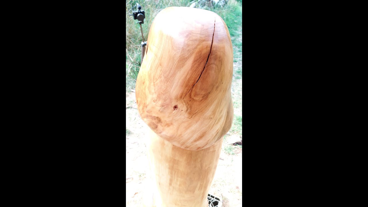 Fallus sculpture chainsaw carving