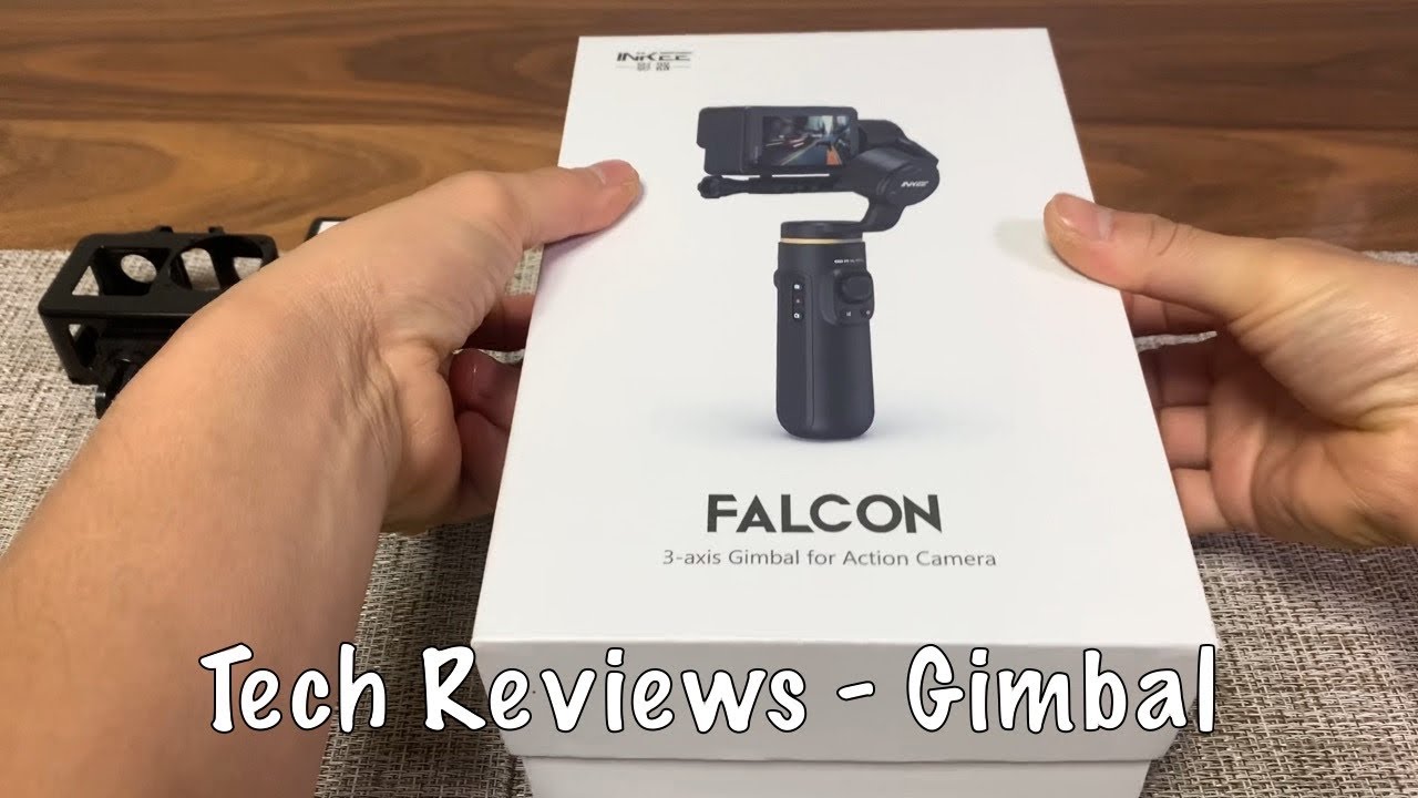 INKEE Falcon Gimbal for Action Cameras - Tech Review 3-axis stabilization GoPro Hero DJI Osmo Action