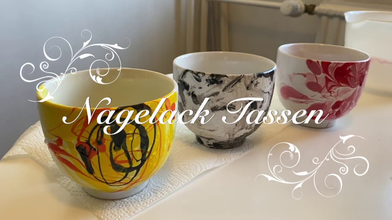 Tassen DIY mit Nagellack