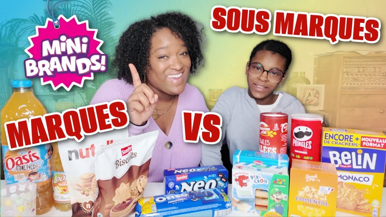MARQUES vs SOUS MARQUES Challenge et MiniBrands