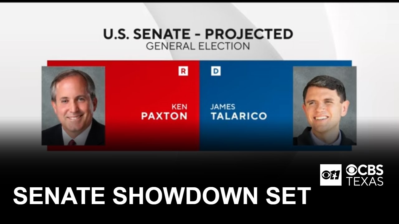 Ken Paxton to face James Talarico in November election for U.S. Senate. See runoff election results