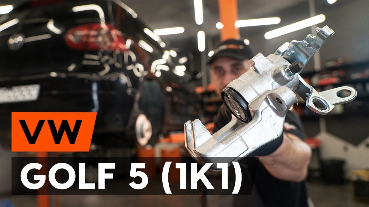 Jak wymienić tylny zaciski hamulcowe w VW GOLF 5 (1K1) [PORADNIK AUTODOC]