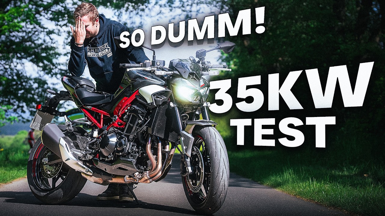 KAWASAKI Z900 A2 GEDROSSELT MOTORRAD TEST!