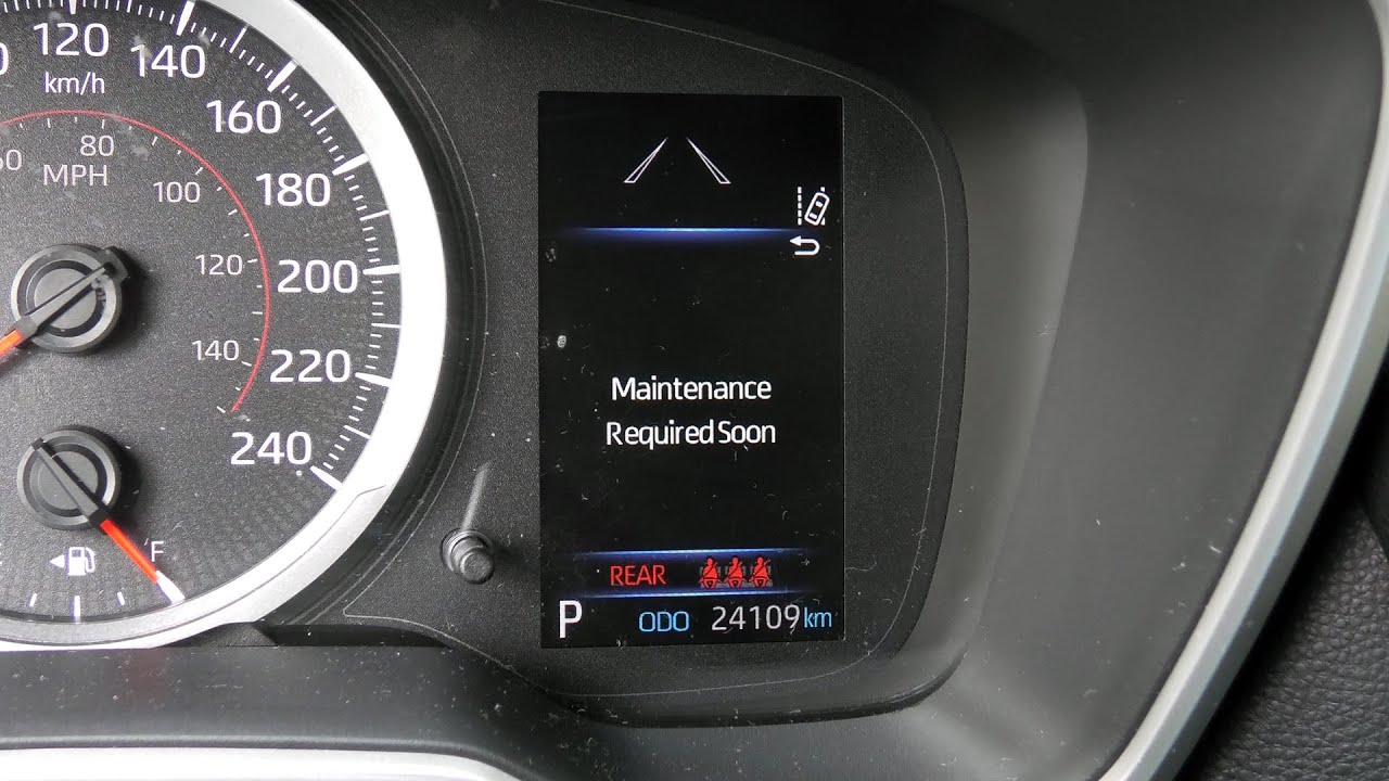 Toyota Corolla (2019-2026): How To Reset Maintenance Required Indicator?