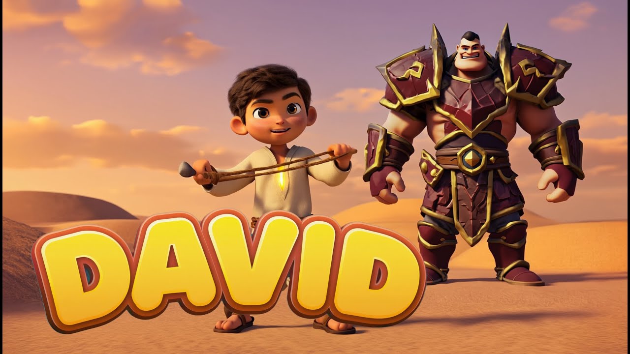 🌙The Story of Prophet Dawud (David) | Islamic 3D Animation for Kids✨