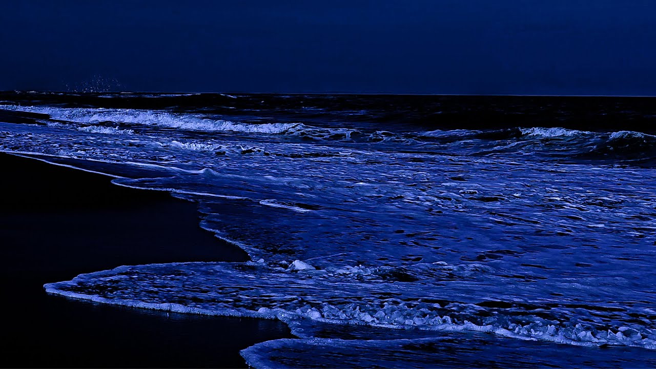 Deep Sleep 10 Hours – Gentle Night Ocean Waves for Calm Mind, Deep Relaxation and Peaceful Rest